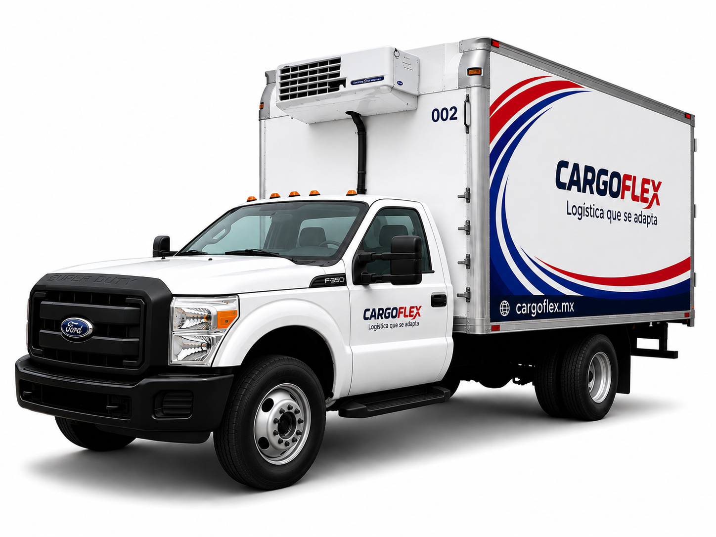 Unidad refrigerada Ford F-350 para renta de carga en Monterrey