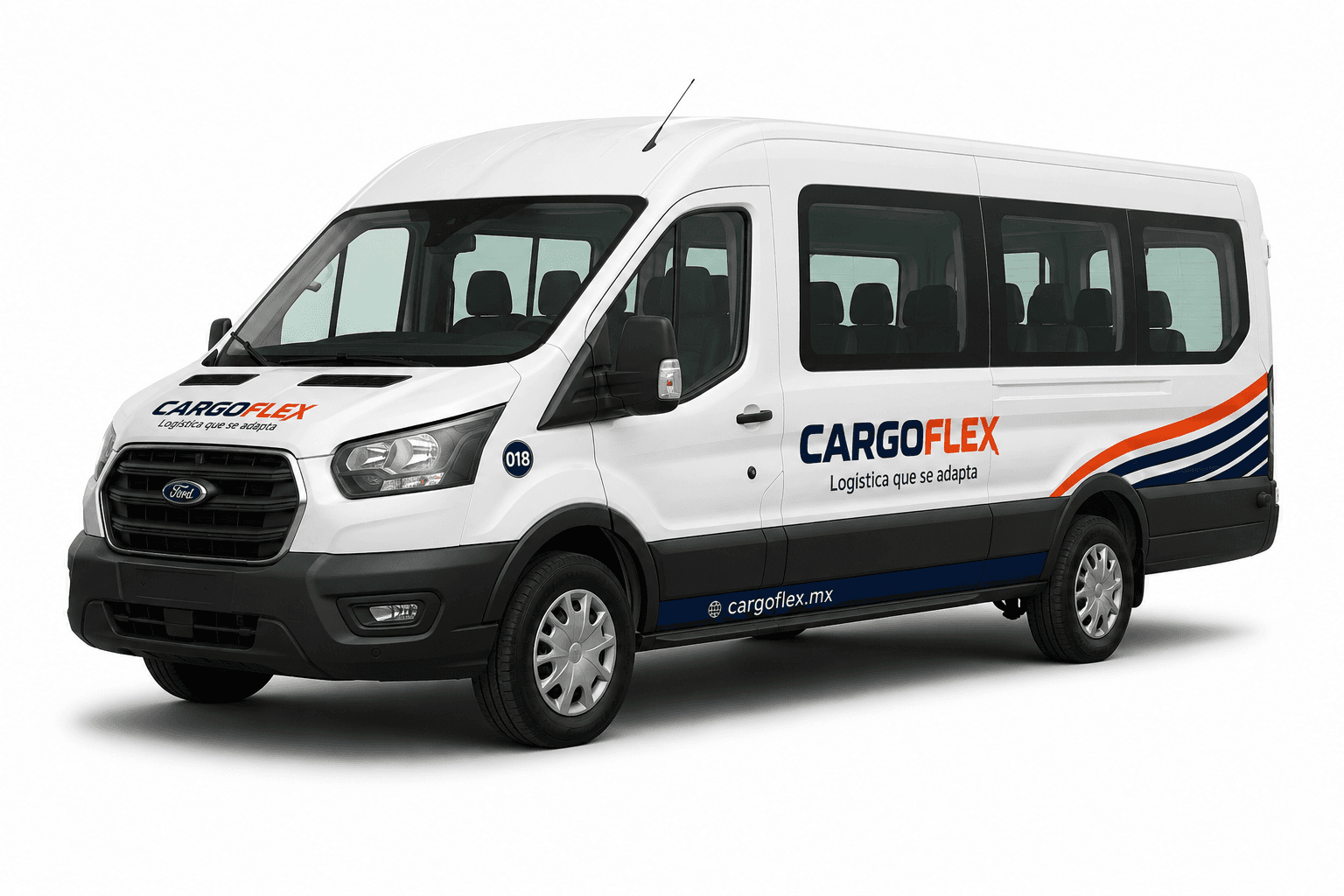 Van de transporte de personal – 18 pasajeros para renta de carga en Monterrey