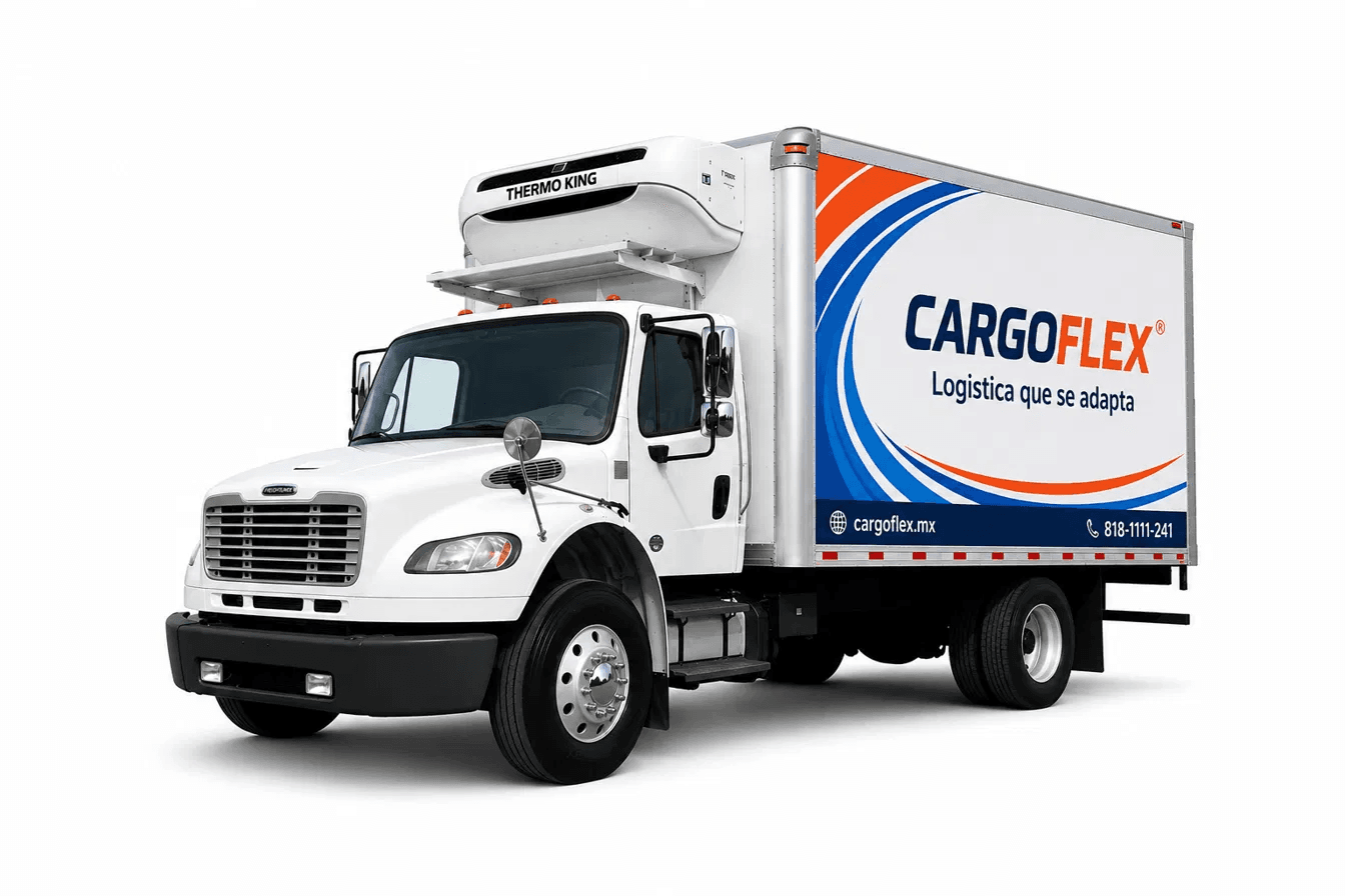 Unidad refrigerada Freightliner M2 para renta de carga en Monterrey