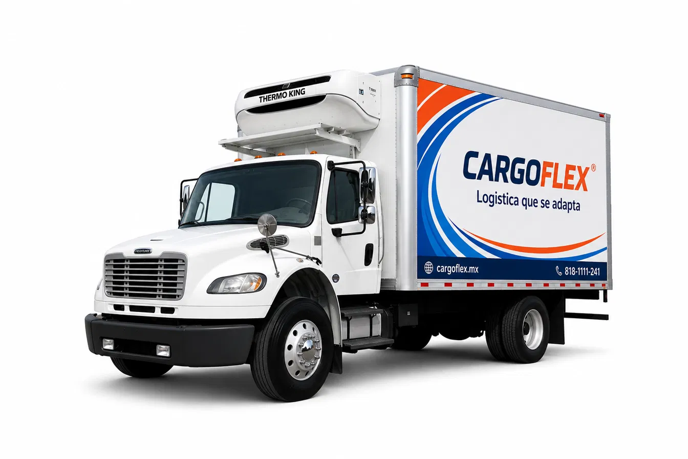 Unidad refrigerada Freightliner M2 para renta de carga en Monterrey