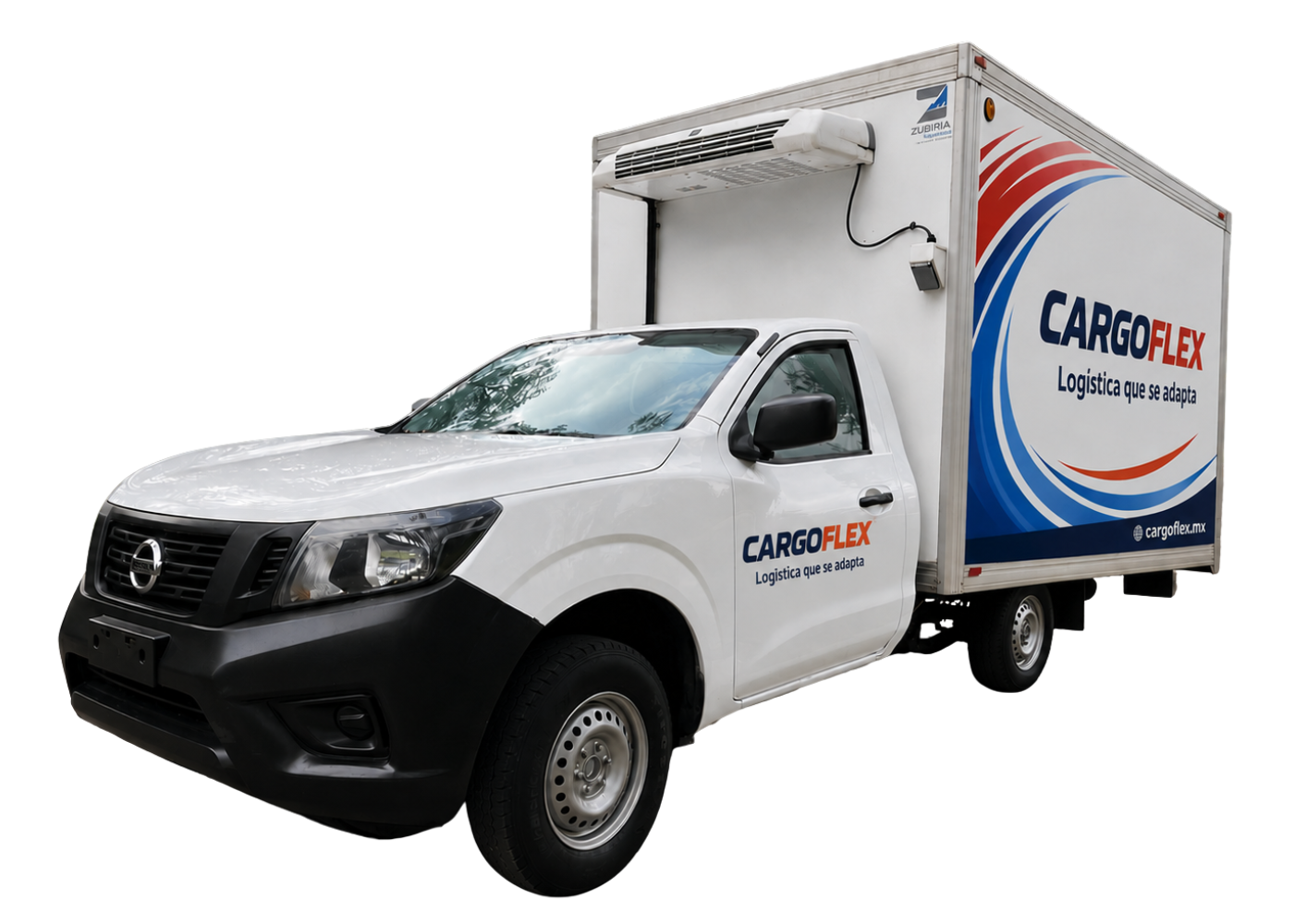 Unidad refrigerada Nissan NP-300 para renta de carga en Monterrey